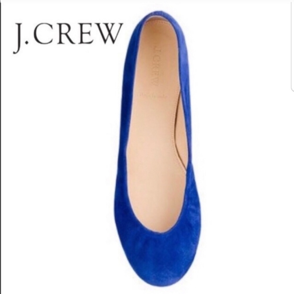 J Crew Anya Suede Flats